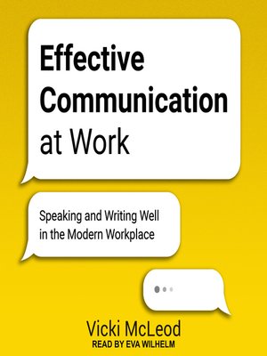 cover image of Effective Communication at Work